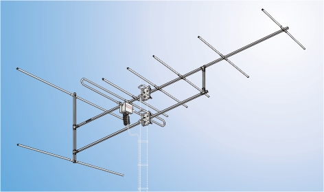 SYA 2-1-5 UKW, Semiprofessional Yagi Antenna for FM (Band II)