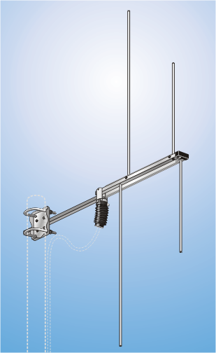 SVA 2log 2m, Vormast-Antenne für 2m-Band