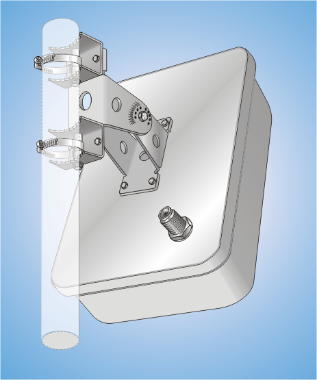 RA 420 TETRA, Directional Antenna (410-430 MHz), incl. down tilt unit 