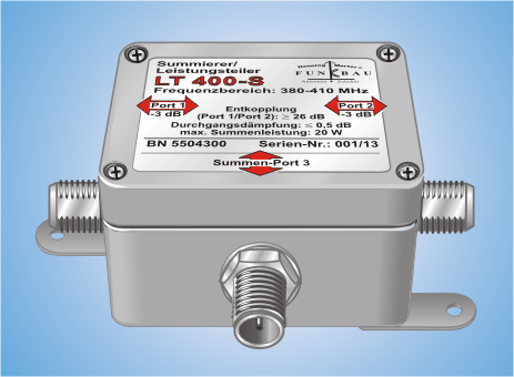 LT 400-S, Power Splitter/Summing Unit for TETRA