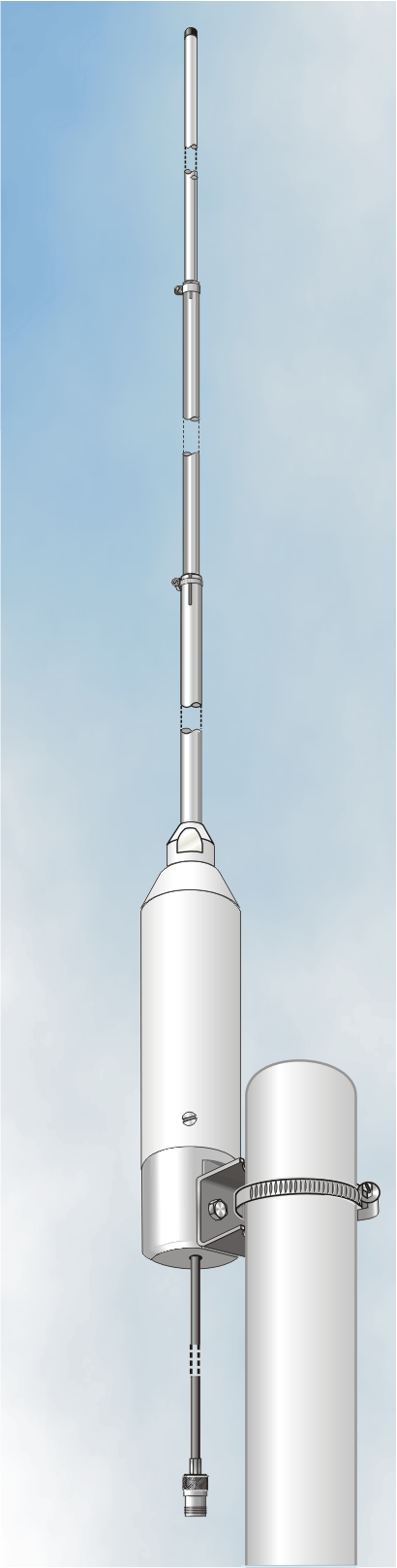 AM Omnidirectional Receiving Antenna for LW, MW, SW