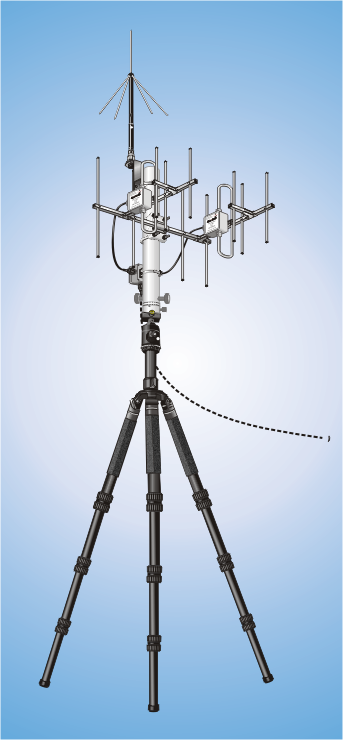 AS 2x SYA 400 Measuring Antenna, 380-400 MHz